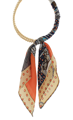 Silk Scarf Necklace