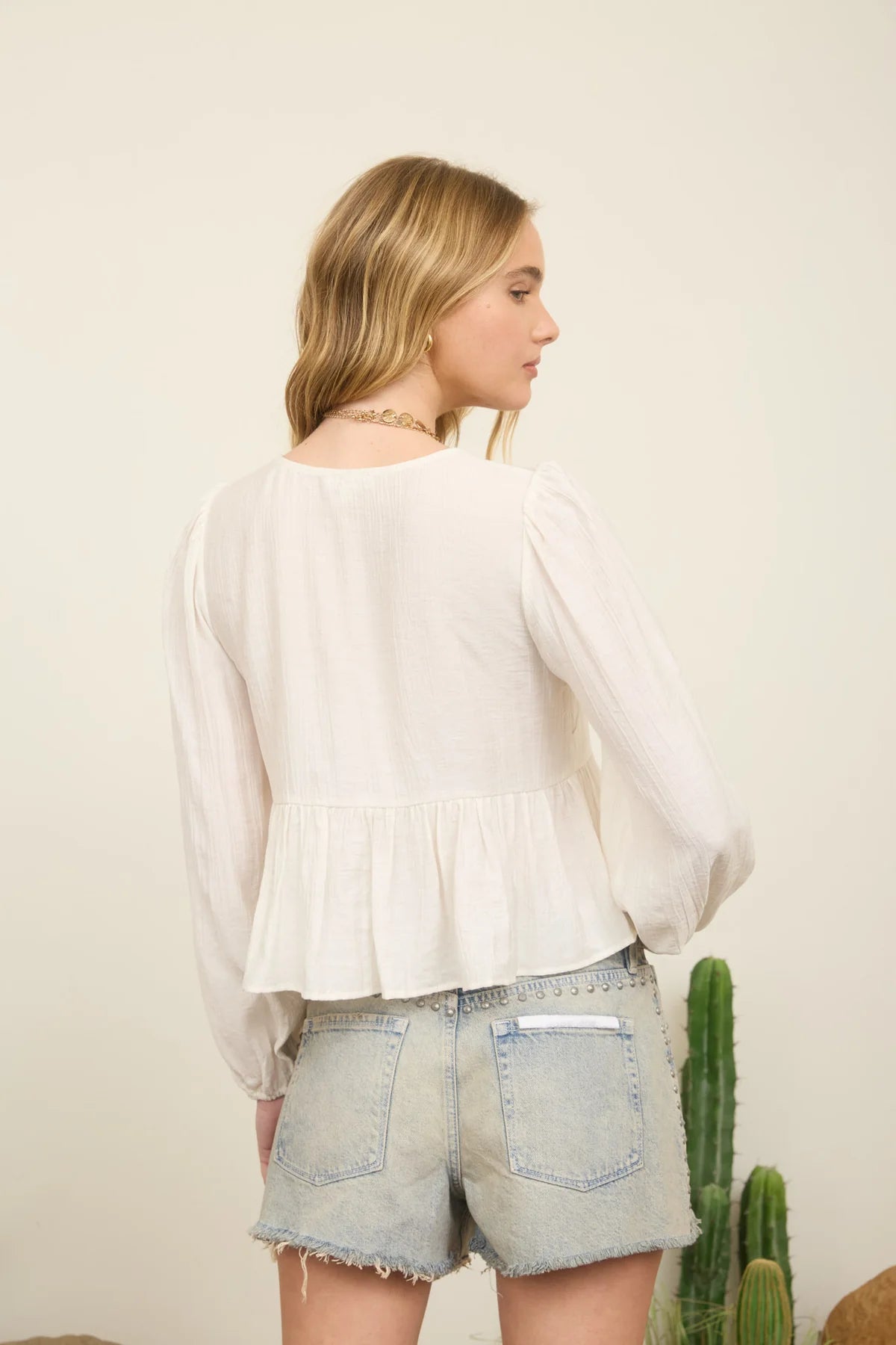 Sofia Eyelet Long Sleeve