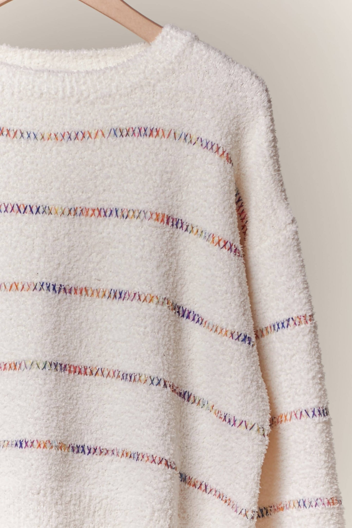 Joyful Fuzzy Sweater