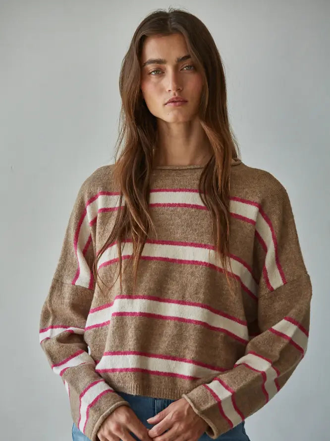 Simone Striped Sweater